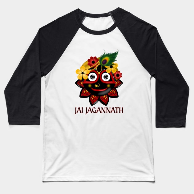 Jagannath - Lord of Universe - Puri Jagannath - Krishna - hare krishna - Hindu gods - krsna Baseball T-Shirt by Saishaadesigns